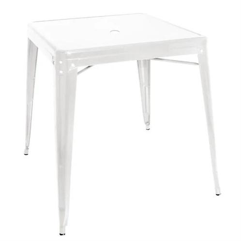 bistro vierkante stalen tafel | Wit | 76(h) x 66(b) x 66(..., Zakelijke goederen, Horeca | Keukenapparatuur, Verzenden