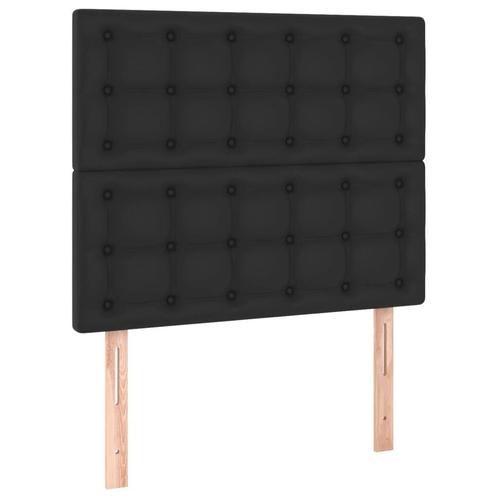 Hoofdbord 100cm Zwart Kunstleer - tweedekansje - Comforta..., Huis en Inrichting, Slaapkamer | Bedden, 100 cm, Verstelbaar, Zwart