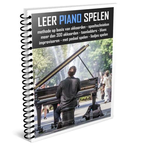 Pianoboek Piano Leren Spelen ringband, Muziek en Instrumenten, Bladmuziek