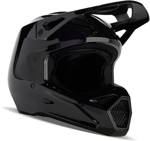 FOX V1 Solid Zwart Crosshelm, Motoren, Kleding | Motorhelmen, Offroadhelm, Heren, XXL, Nieuw met kaartje, Overige merken, Verzenden