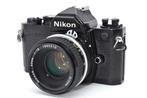Nikon FM Black + Ai Nikkor 1.8/50mm Single lens reflex, Audio, Tv en Foto, Fotocamera's Analoog, Nieuw