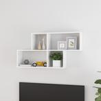 vidaXL Wandschap 100x18x53 cm bewerkt hout hoogglans wit, Verzenden, Nieuw