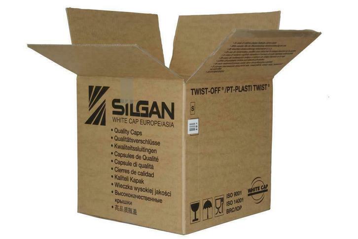 Verhuis-/boekendoos white cap/silgan 40 x 40 x 40 cm € 0,75, Doe-het-zelf en Verbouw, Kratten en Dozen, Minder dan 50 cm, Opvouwbaar