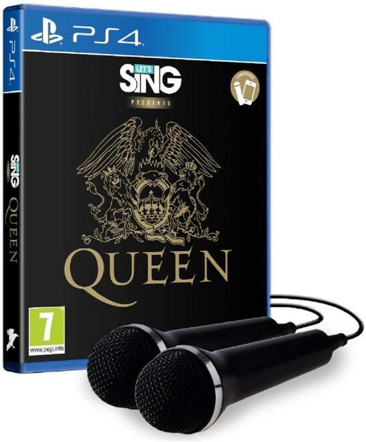 Lets Sing Queen + 2 Microphones (PlayStation 4), Spelcomputers en Games, Games | Sony PlayStation 4, Gebruikt, Vanaf 7 jaar, Verzenden