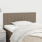 vidaXL Hoofdbord 90x5x78/88 cm stof taupe, Huis en Inrichting, Slaapkamer | Bedden, Verzenden, Nieuw, Stof