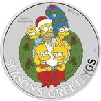 Tuvalu. 1 Dollar 2022 The Simpsons - Weihnachtsgrüsse, 1 Oz