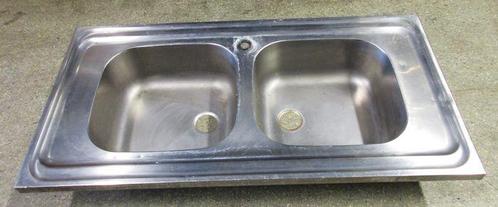 RVS Wasbak B100 x D50 x H16cm, Zakelijke goederen, Kantoor en Winkelinrichting | Winkel en Inventaris