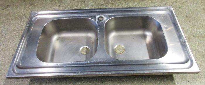 RVS Wasbak B100 x D50 x H16cm, Zakelijke goederen, Kantoor en Winkelinrichting | Winkel en Inventaris