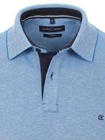 Casa Moda Polo Shirt Comfort Fit Effen Stretch Blauw, Kleding | Heren, Polo's, Verzenden, Nieuw, Blauw