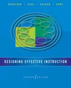 Designing Effective Instruction 9781118359990, Zo goed als nieuw, Verzenden