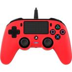 Nacon Compact Controller Rood Wired (PS4 Accessoires), Spelcomputers en Games, Spelcomputers | Sony PlayStation 4, Ophalen of Verzenden