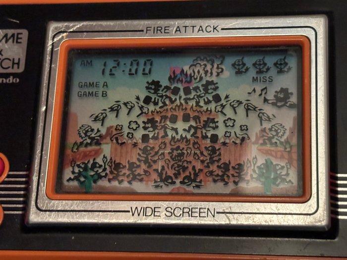 Nintendo - Game & Watch - Wide Screen - Fire Attack ID-29 -, Spelcomputers en Games, Spelcomputers | Overige Accessoires