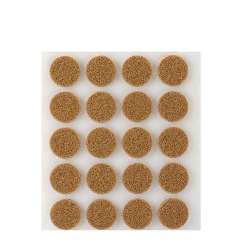 Inofix Zelfklevende Vilt Ø17mm - Rond - Bruin - 20 stuks, Huis en Inrichting, Stoelen, Nieuw, Verzenden