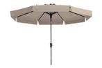 Madison stokparasol Flores luxe ecru 300 cm., Tuin en Terras, Parasols, Nieuw, Stokparasol, Verzenden, Kantelbaar