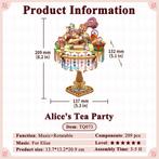 Tone-Cheer muziekdoosje Alice Tea Party DIY Modelbouw Knu..., Verzenden, Nieuw
