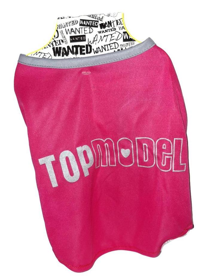 Honden T-Shirt Topmodel roze maat XS, Dieren en Toebehoren, Hondenkleding, Hondenshirt, Nieuw, Verzenden