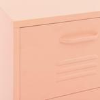 Opbergkast 42,5x35x101,5 cm staal roze (Kasten, Interieur), Nieuw, Verzenden