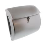 Burg-Wächter Kiel wandbrievenbus kunststof - zilvergrijs, Verzenden, Nieuw