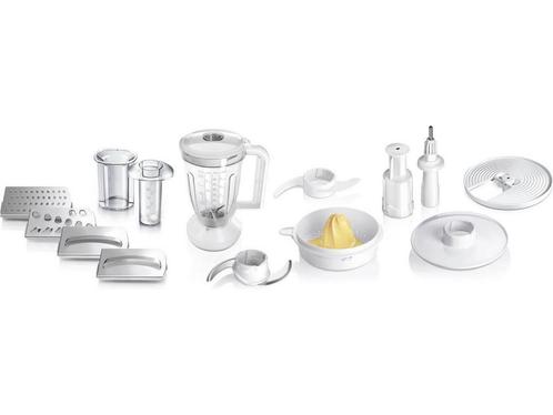 Bosch MCM4100 - Foodprocessor - 800W - 2 snelheden - Wit, Witgoed en Apparatuur, Keukenmixers, Zo goed als nieuw, Verzenden