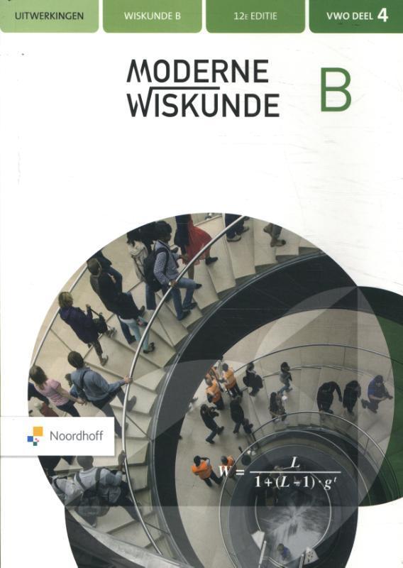 Moderne Wiskunde deel 4 vwo Uitwerkingen B 9789001892593, Boeken, Techniek, Zo goed als nieuw, Verzenden