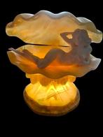 sculptuur, Venere nella conchiglia - 40 cm - Albast, Marmer, Antiek en Kunst