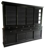 Buffetkast zwart - zwart Blaricum 265 x 225cm, Ophalen of Verzenden, Nieuw