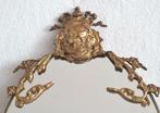 Wandspiegel - Verguld brons - vrouwelijke buste, Antiek en Kunst