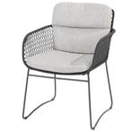 Locarno Aprilla dining tuinset 7 delig 160 cm rond HPL, Tuin en Terras, Tuinsets en Loungesets, Ophalen of Verzenden, Nieuw