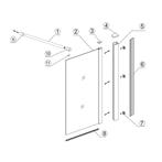 Inloopdouche Wiesbaden Eco 90x220 Cm 8 Mm Nano Coating, Ophalen of Verzenden, Nieuw