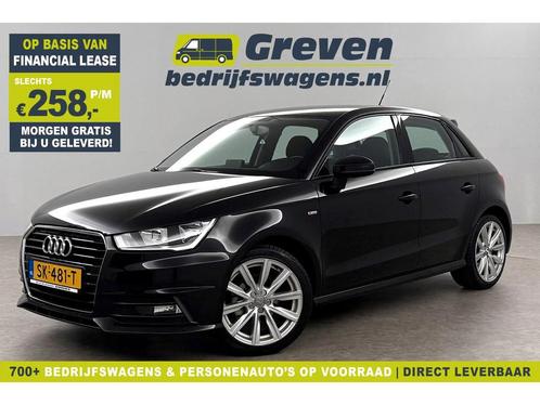 Audi A1 1.0 TFSI S-line Airco Cruise Navi 17LMV €258pm, Auto's, Audi, Te koop, Handgeschakeld, Financial lease, Benzine, Zwart