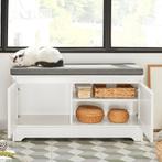 Tweedekans | SoBuy FSR136-W Kattenhuis, Katten Bench,, Dieren en Toebehoren, Ophalen of Verzenden, Zo goed als nieuw
