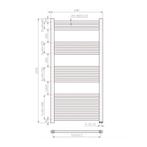 Designradiator Boss & Wessing Vertico Multirail 120x60 cm, Ophalen of Verzenden, Nieuw
