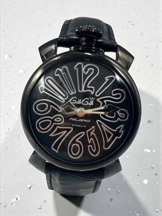 GaGà Milano - Manuale 40 mm – Black PVD – Black Dial -, Sieraden, Tassen en Uiterlijk, Horloges | Heren