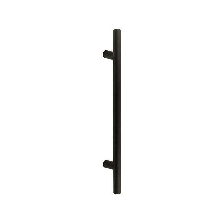 Handgreep T-model rond schuin 30x300x460 mm - mat zwart, Doe-het-zelf en Verbouw, Hang- en Sluitwerk, Nieuw, Verzenden
