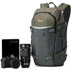 LowePro Flipside Trek BP 350 AW Grey/Dark Green, Nieuw, Ophalen of Verzenden, Lowepro, Rugtas