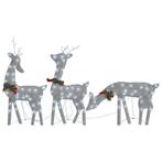Kerst Rendier Familie - 90 LED lampjes | tweedekansje | O..., Ophalen of Verzenden, Nieuw