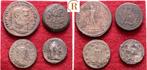 Lot 4 munten ( 1 x Grieche ) Antike Roemisches Kaiserreich:, Verzenden
