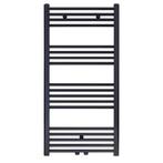Designradiator Nile Gobi 110x60cm Geborsteld Mat Zwart, Doe-het-zelf en Verbouw, Verwarming en Radiatoren, Ophalen of Verzenden