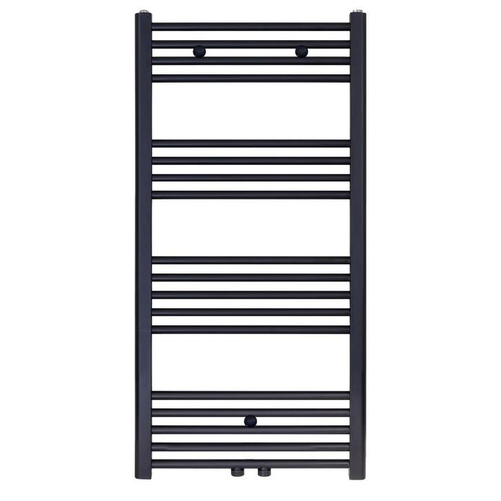 Designradiator Nile Gobi 110x60cm Geborsteld Mat Zwart, Doe-het-zelf en Verbouw, Verwarming en Radiatoren, Ophalen of Verzenden
