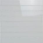 Wandtegel langwerpig vitral licht grijs 5x40 wandtegel, Nieuw, Ophalen of Verzenden, 10 m² of meer, Wandtegels