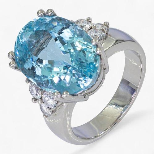 Zonder Minimumprijs - Ring - 18 karaat Witgoud, IGI -, Sieraden, Tassen en Uiterlijk, Ringen