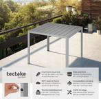 tectake® Tuintafel - Balkontafel - Terrastafel met Aluminium, Huis en Inrichting, Verzenden, Nieuw