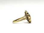 Ring - 18 karaat Geel goud - 1.50ct. tw. Saffier - Diamant, Sieraden, Tassen en Uiterlijk, Ringen, Nieuw