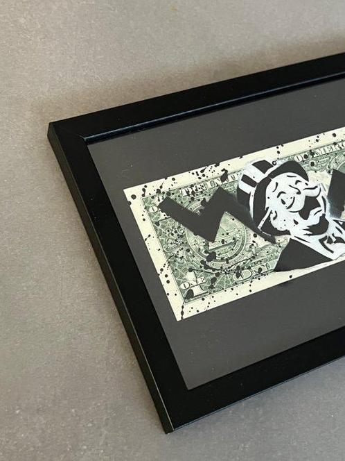 WhyCreationz (XX-XXI) - Market Crash Mr Monopoly x Dollar, Antiek en Kunst, Kunst | Schilderijen | Modern