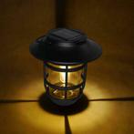 Zwarte solarlamp Sting hanglamp, priklamp en tafellamp-in-1, Tuin en Terras, Buitenverlichting, Nieuw, Minder dan 50 watt, Overige materialen