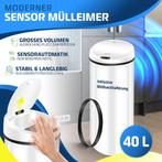 Kesser - Sensor RVS prullenbak keuken - 40 liter -, Huis en Inrichting, Woonaccessoires | Prullenbakken, Verzenden, Nieuw