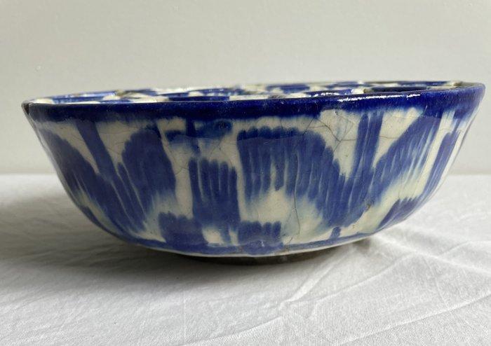 Qajar bol met compartiment in silicaire keramiek - Keramiek, Antiek en Kunst, Kunst | Niet-Westerse kunst