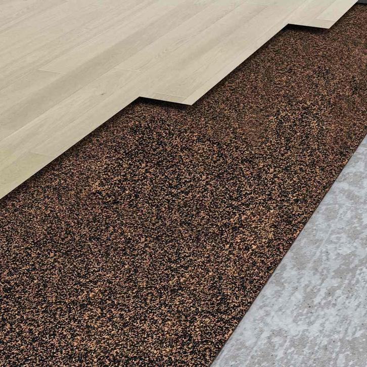 vidaXL Kurk op rol 100x200 cm 2 mm rubber, Doe-het-zelf en Verbouw, Isolatie en Afdichting, Nieuw, Verzenden