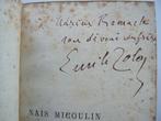 Signé ; Émile Zola / Envoi autographe a Adrien Remacle