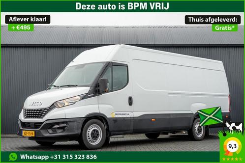 Iveco Daily 35S16V L4H2 | Automaat | Euro 6 | 157 PK | Clima, Auto's, Bestelauto's, Lease, Blauw, Automaat, Wit, Iveco, Financial lease